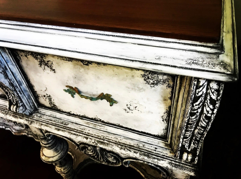Close Up of Paint Technique